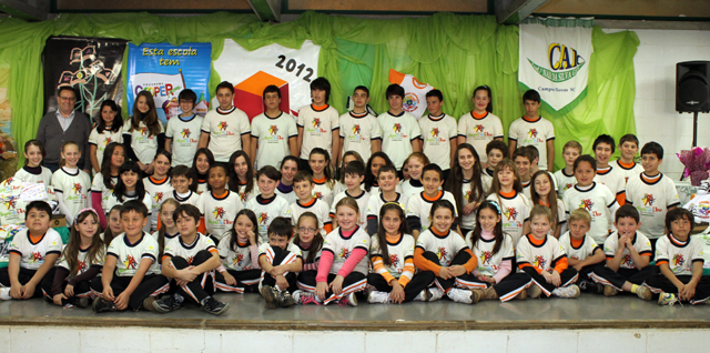 Participantes do projeto e o Diretor Presidente Luiz Carlos Chiocca